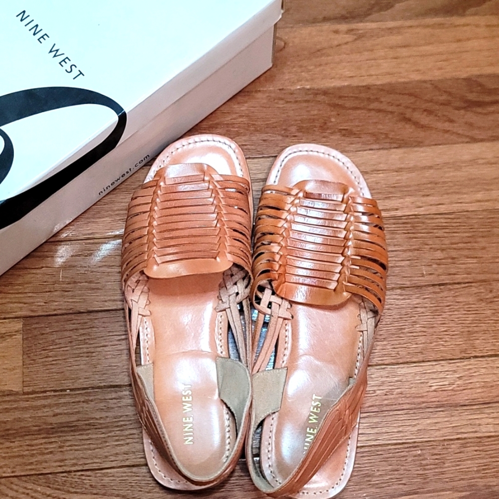 Nine West Leather Huarache Shoes